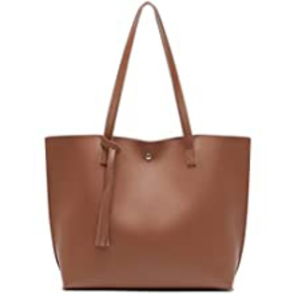♡woman's soft leather tote bag | large | NWT | multiple colors!♡ - Picture 6 of 10